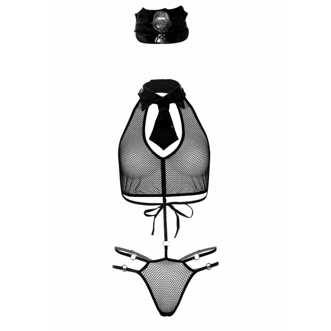 Naughty Police Roleplay Set komplet przebranie z czapką i akcesoriami — zdjęcie 5