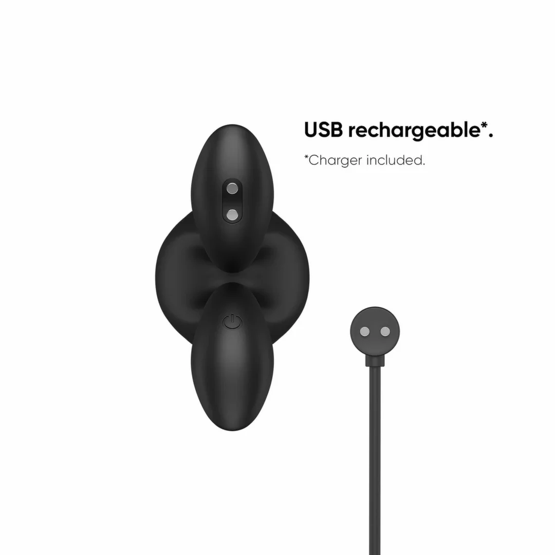 Nexus Bendz Small - Wibrująca zatyczka analna z regulacją kształtu, czarna, wodoodporna — zdjęcie 6