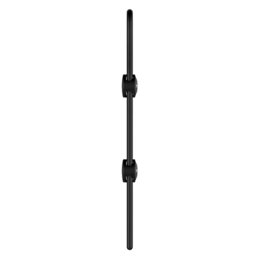Nexus Double Adjustable Lasso - Czarny silikonowy pierścień regulowany — zdjęcie 3
