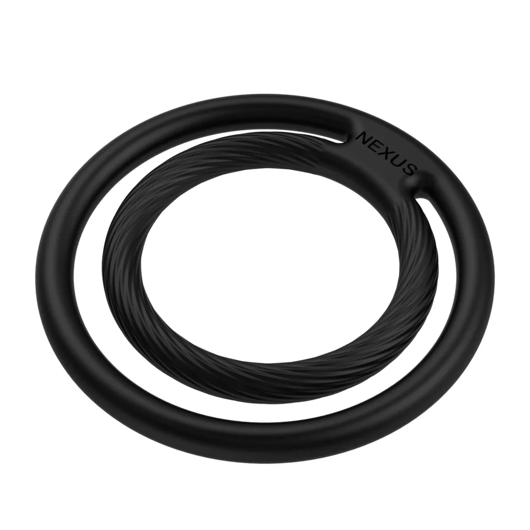 Nexus Double Ring silikonowy pierścień elastyczny uniwersalny — zdjęcie 3