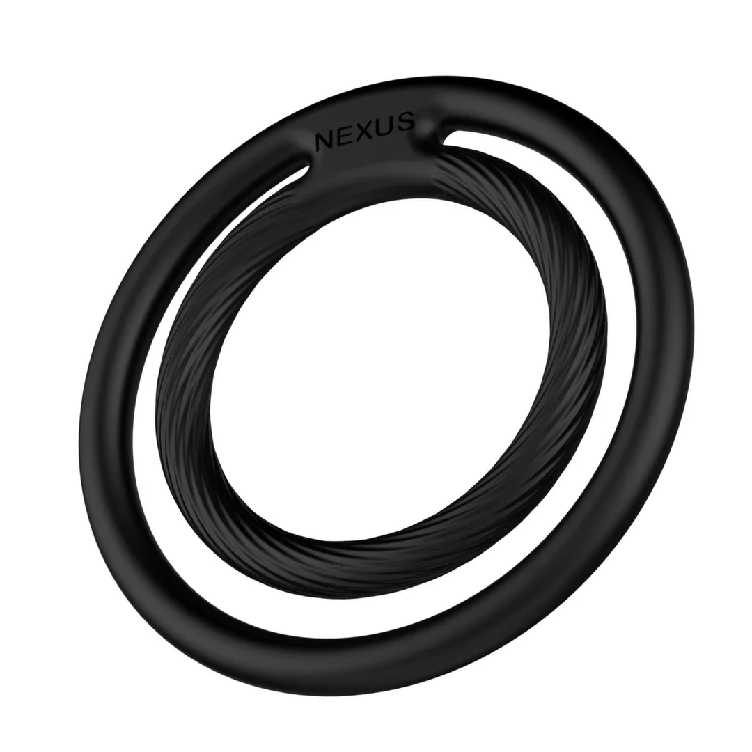 Nexus Double Ring silikonowy pierścień elastyczny uniwersalny — zdjęcie 4