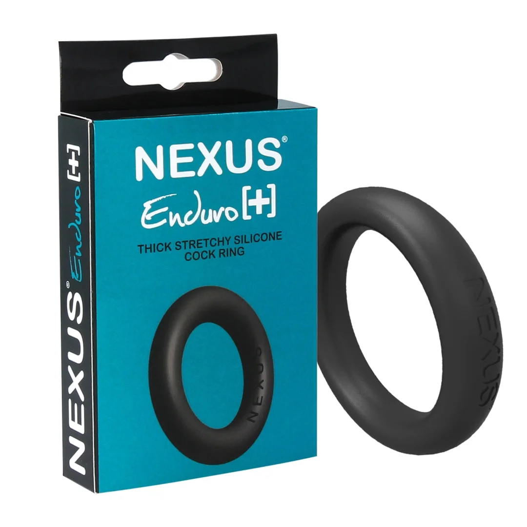 Nexus Enduro Plus silikonowy pierścień elastyczny anatomiczny czarny — zdjęcie 3