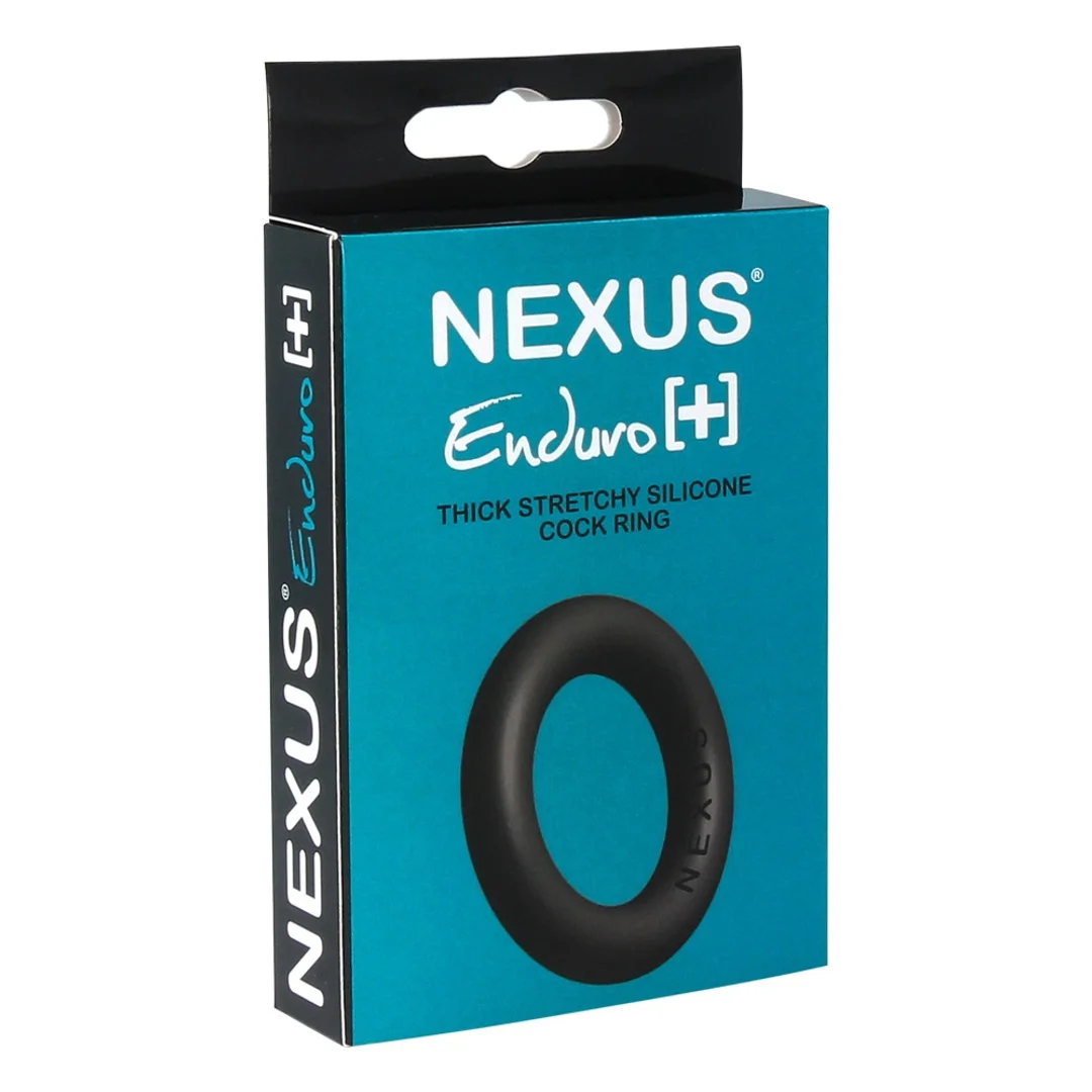 Nexus Enduro Plus silikonowy pierścień elastyczny anatomiczny czarny — zdjęcie 4