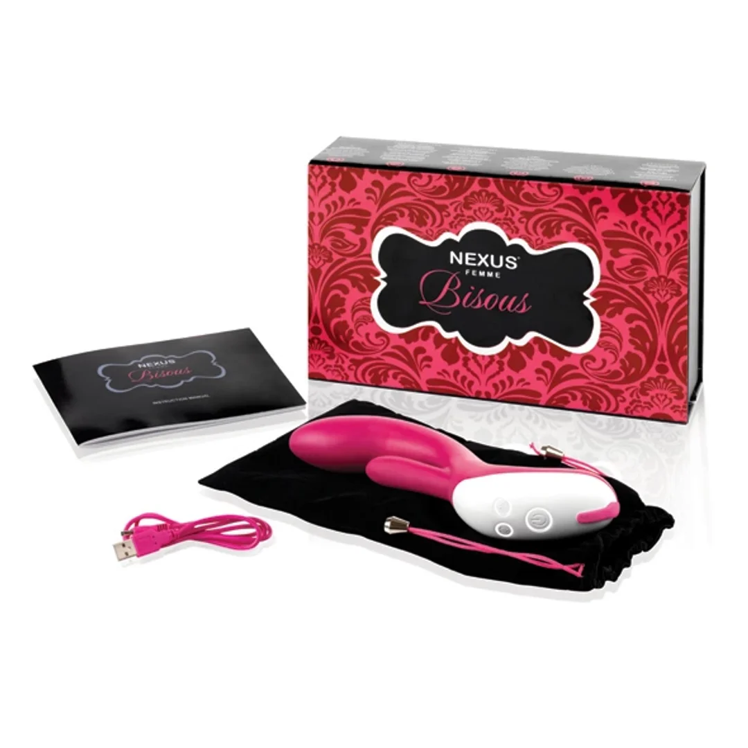 Nexus Femme Bisous - model ze stymulatorem, silikonowy, ładowany USB — zdjęcie 9
