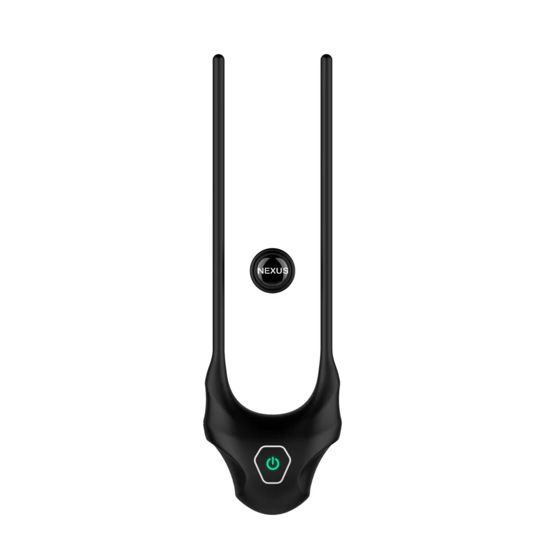 Nexus Forge Czarny Regulowany Pierścień Wibrujący Silikonowy USB — zdjęcie 9