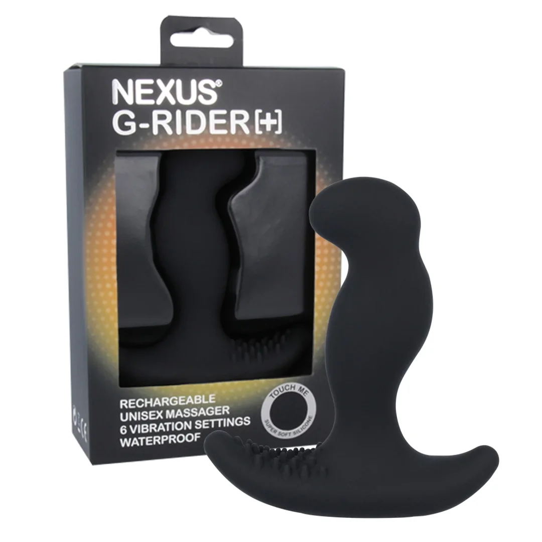 Nexus G-Rider+ Black masażer prostaty z 6 trybami wibracji USB — zdjęcie 2