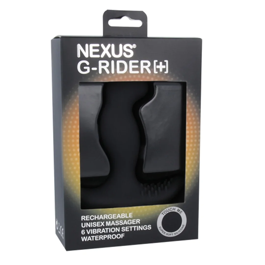 Nexus G-Rider+ Black masażer prostaty z 6 trybami wibracji USB — zdjęcie 3