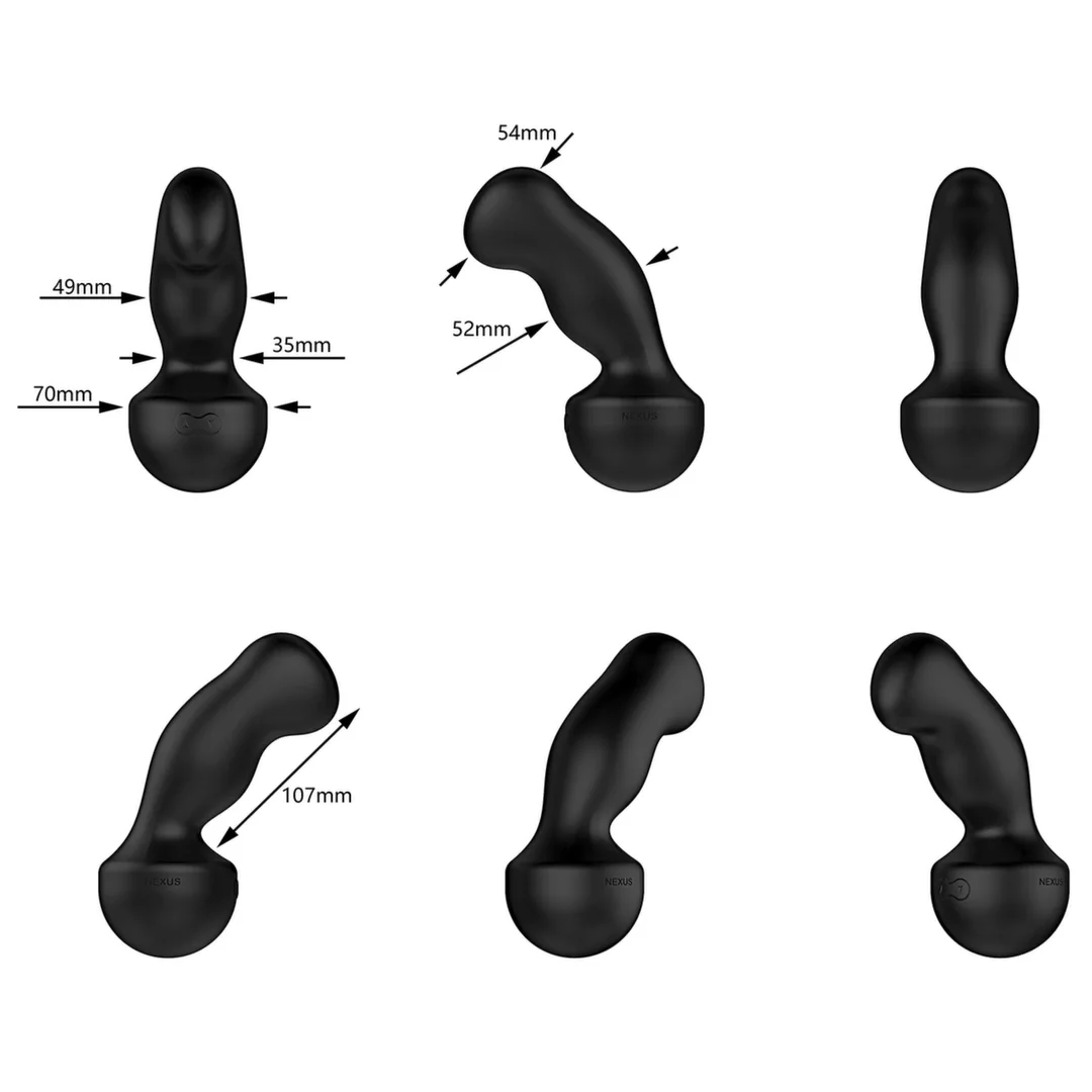 Nexus Gyro Vibe Extreme - masażer punktowy, dwa silniki, silikon, 18 cm — zdjęcie 4