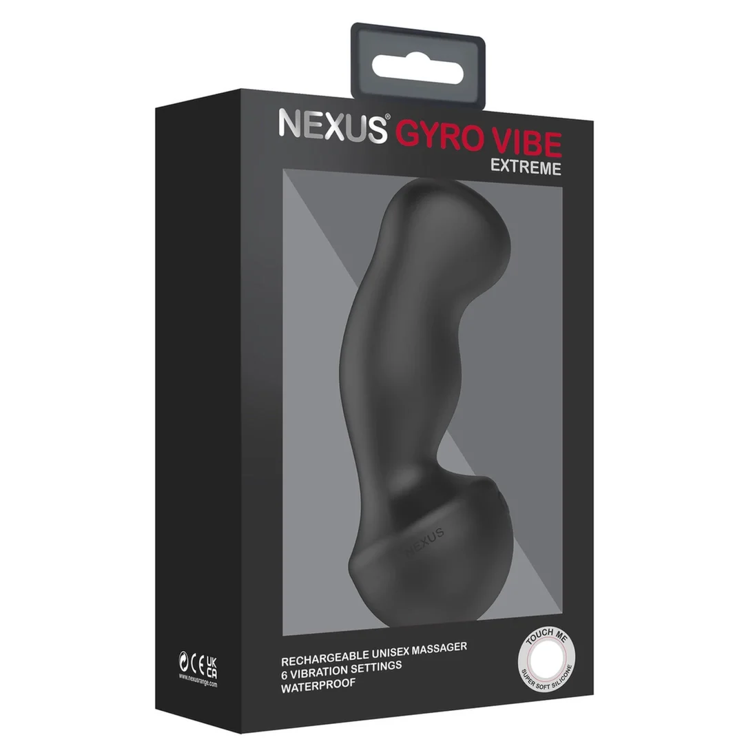 Nexus Gyro Vibe Extreme - masażer punktowy, dwa silniki, silikon, 18 cm — zdjęcie 8