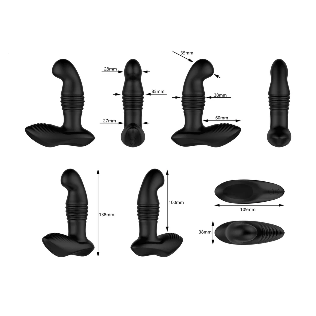 Nexus Thrust Probe Edition Czarny - System Wibracji i Pchnięć, 3-Biegowy — zdjęcie 8