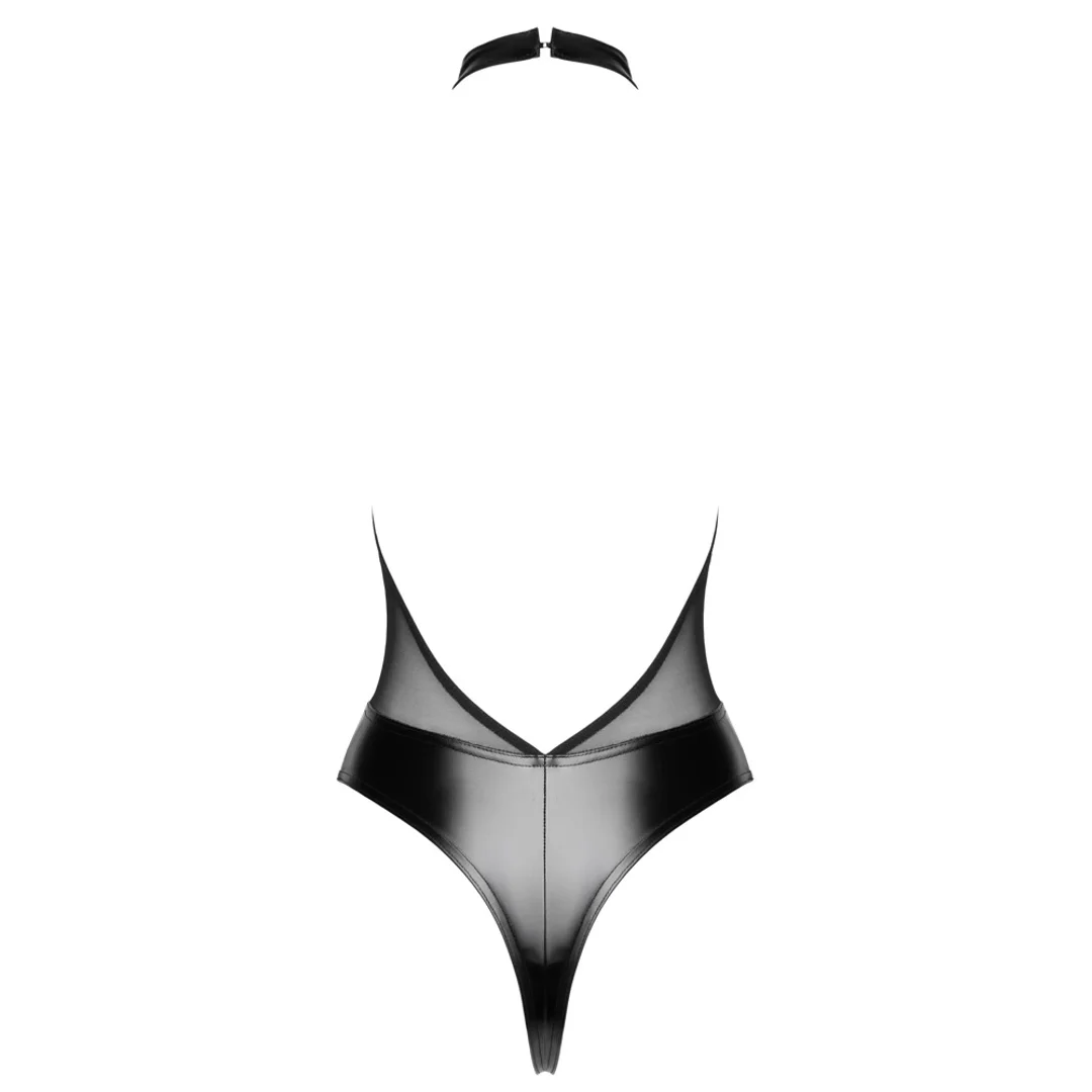 Noir Handmade Body Rhinestones S - efektowny body z ozdobnymi kryształkami — zdjęcie 6