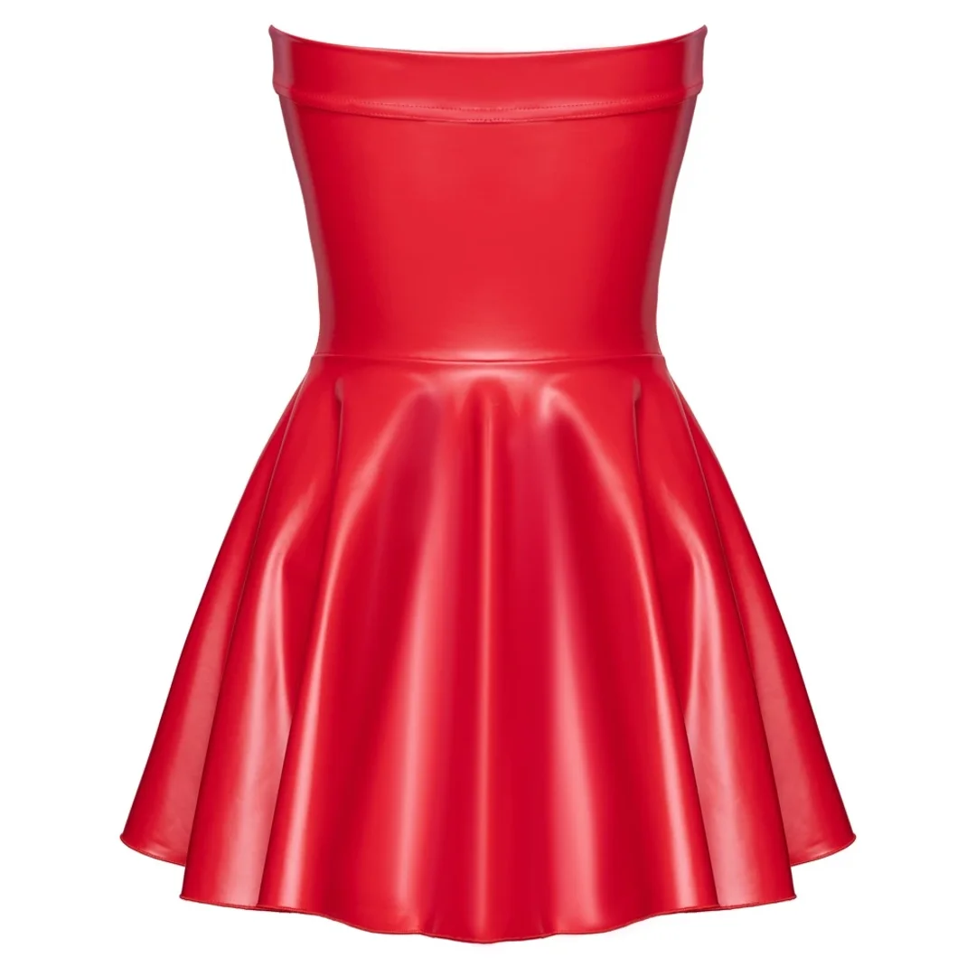 Noir Handmade Sukienka Mini Czerwona Powerwetlook S Bez Ramiączek — zdjęcie 5