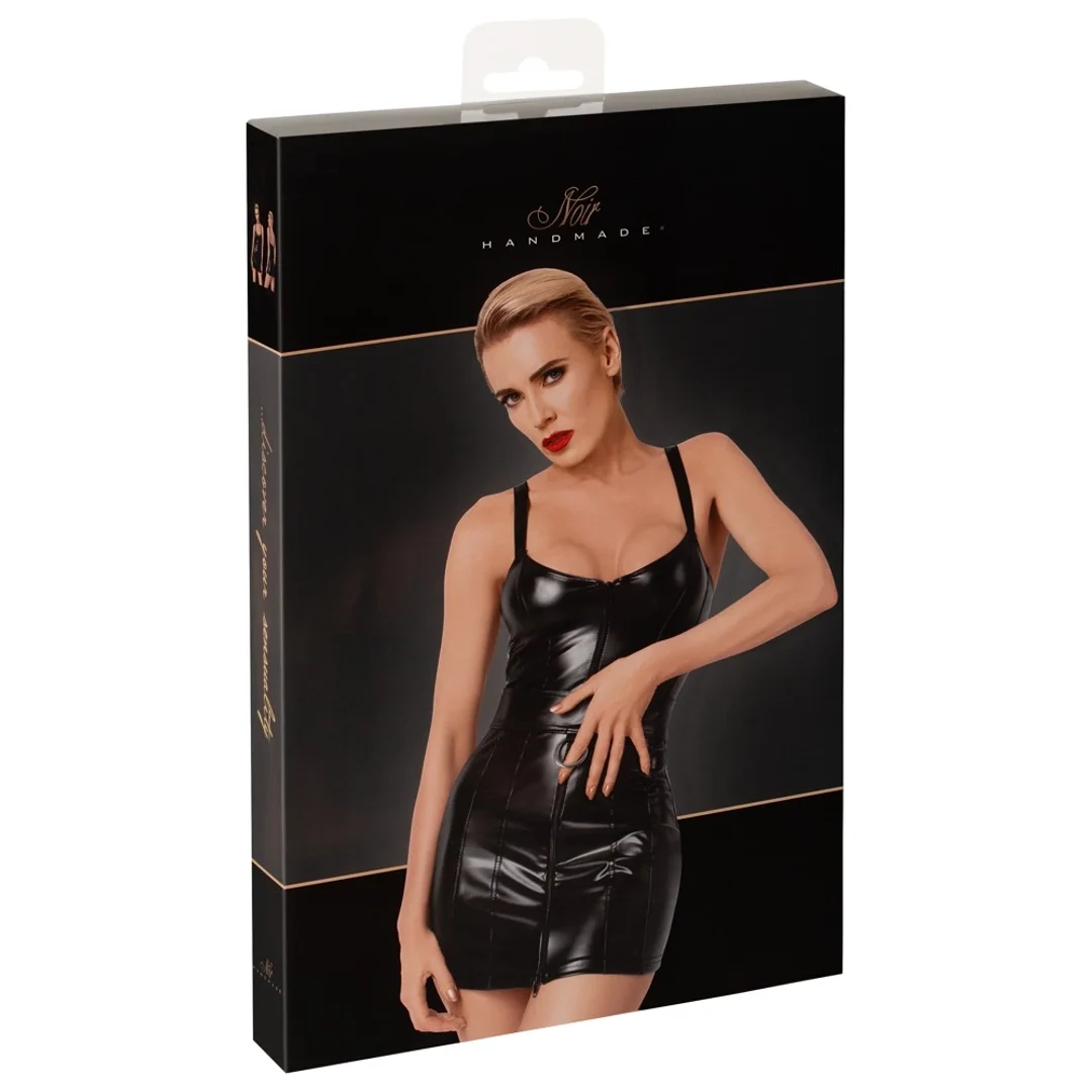 Noir Handmade Sukienka na Ramiączkach z Pierścieniem XL Czarna — zdjęcie 9