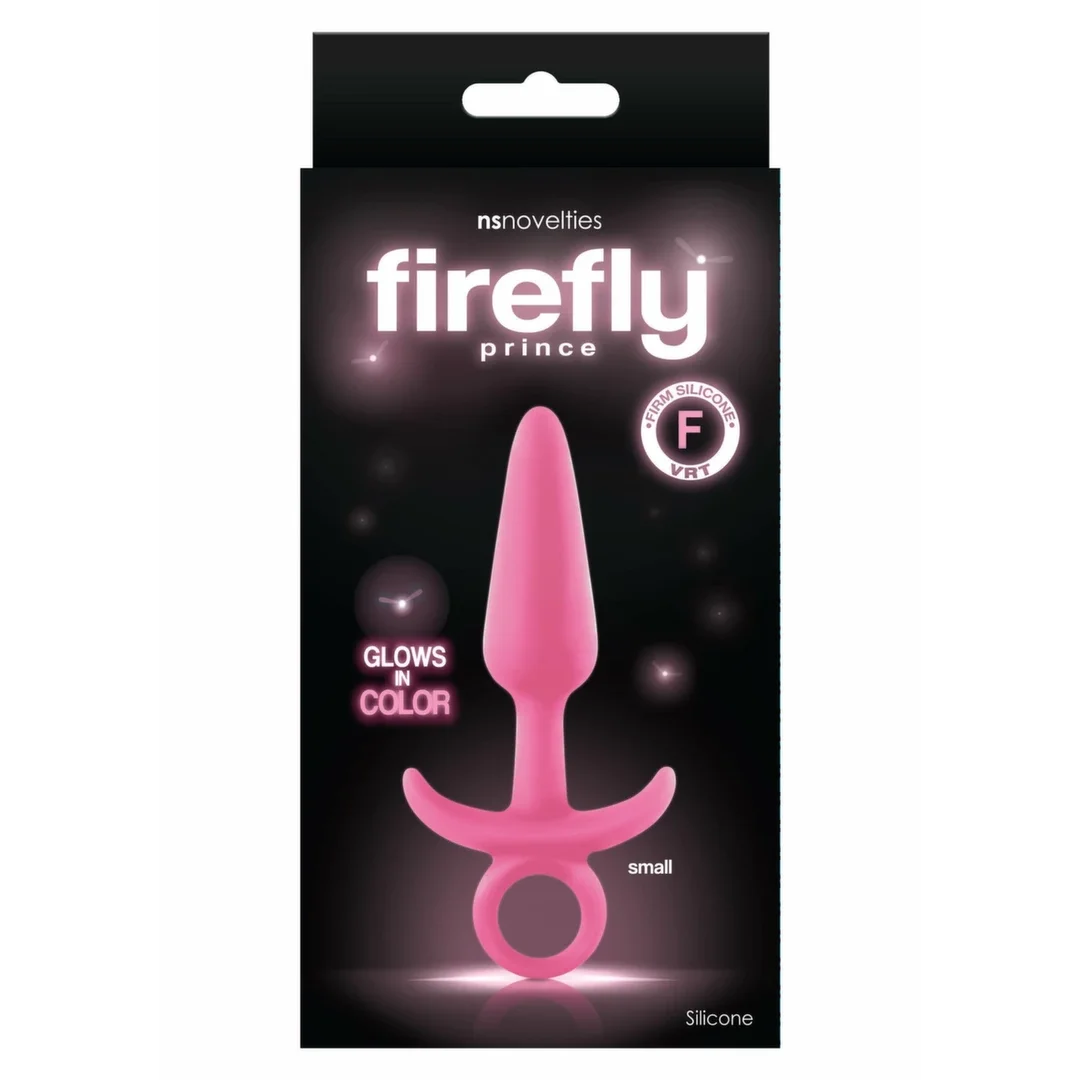 NS Novelties Firefly Prince Small silikonowy korek świecący w ciemności 7,6 cm — zdjęcie 2
