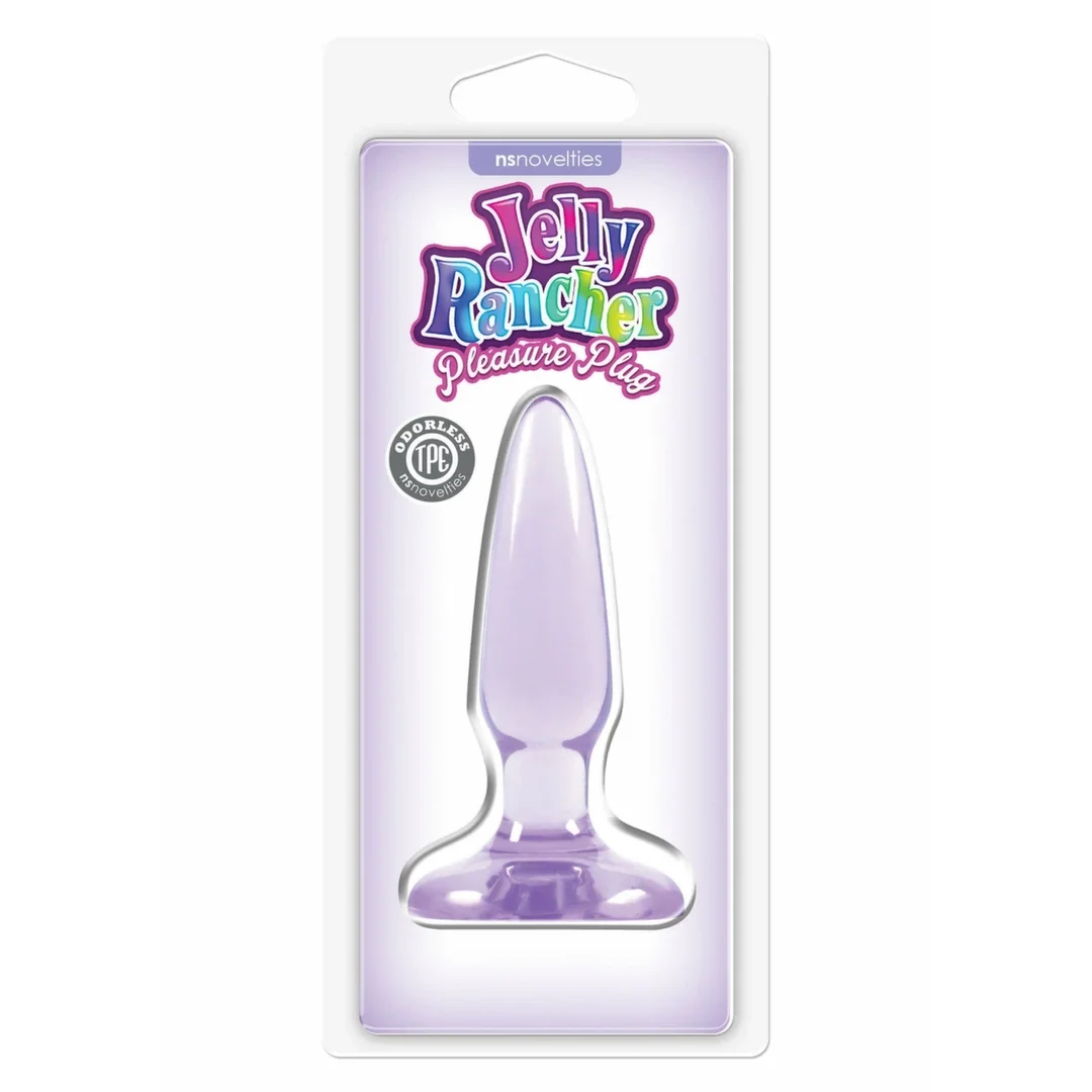 NS Novelties Jelly Rancher Pleasure Plug Mini - kolorowy model silikonowy, mały rozmiar — zdjęcie 2
