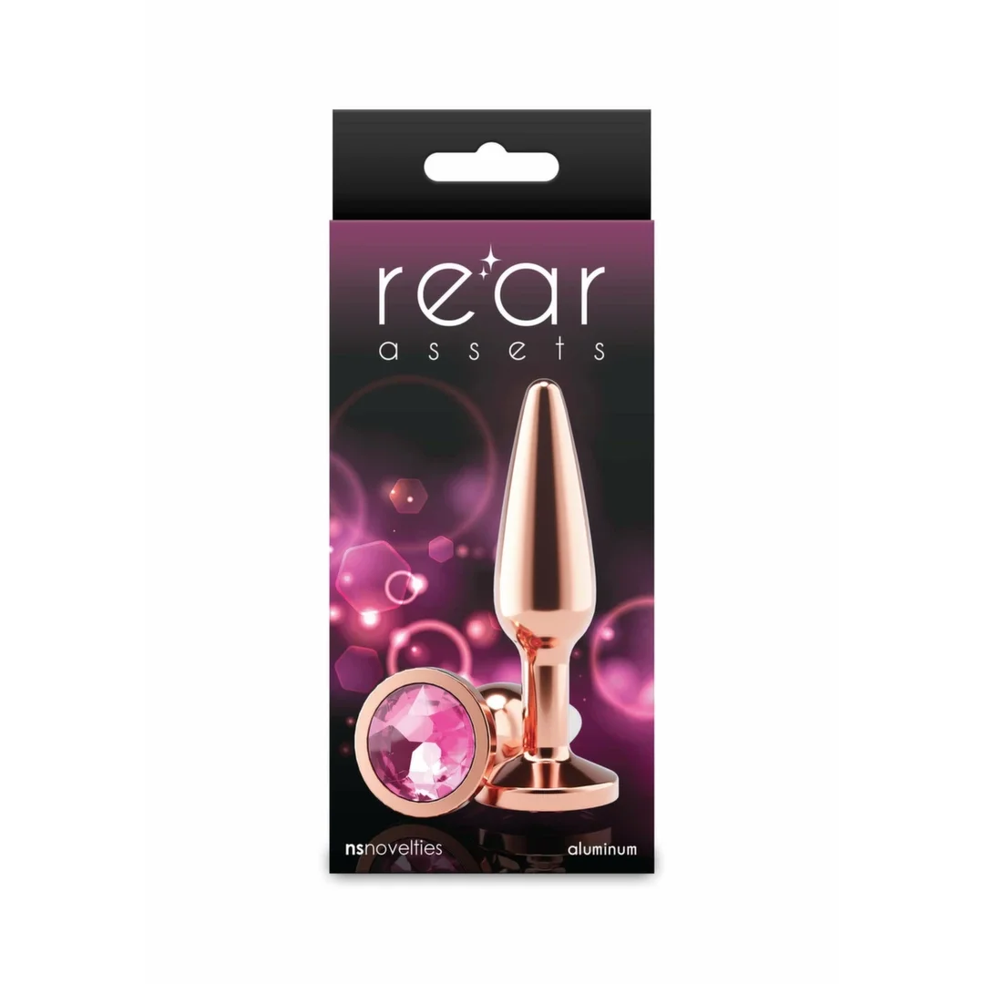 nsnovelties Tapered Plug Medium chromowany aluminiowy średni rozmiar — zdjęcie 2