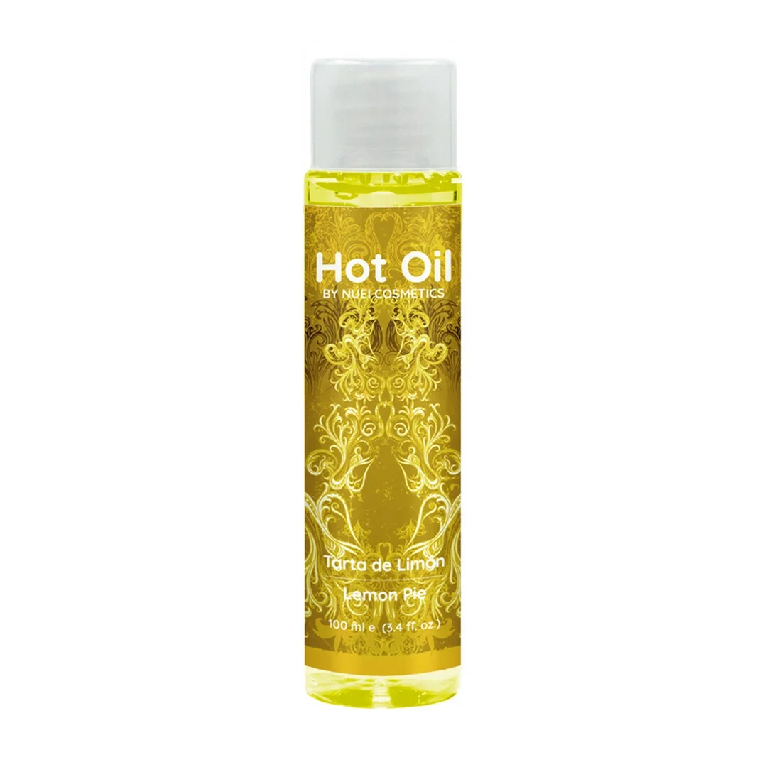 Nuei Lemon Pie Olejek Rozgrzewający do Masażu 100 ml - Edycja Smakowa — zdjęcie 2