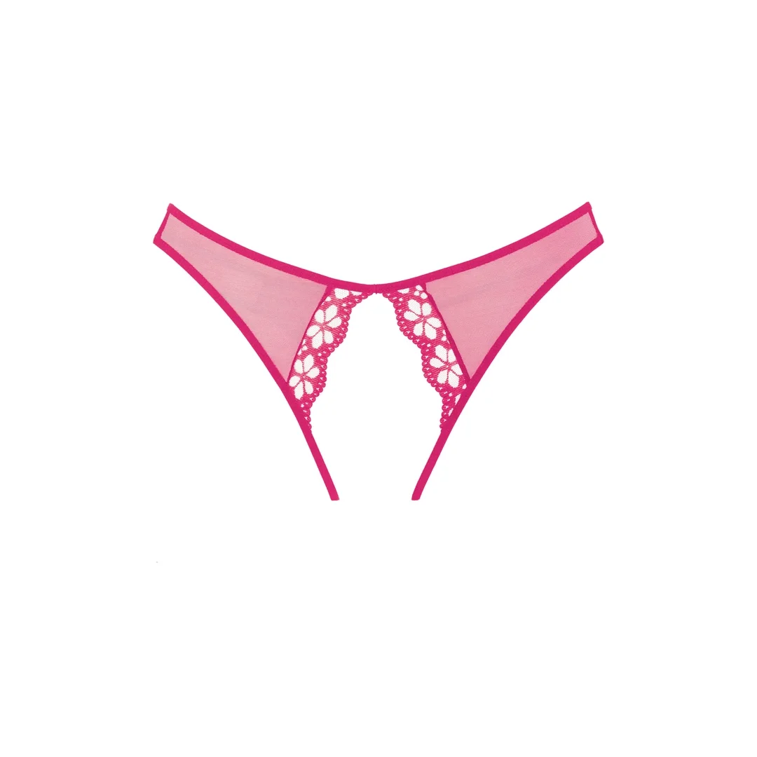 Obsessive Mirabelle Allure figi z siateczką i koronką czarne M — zdjęcie 2