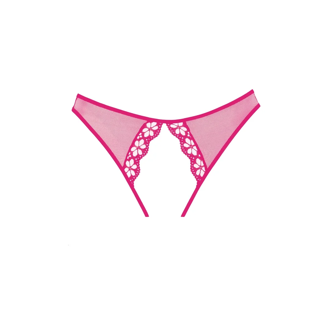 Obsessive Mirabelle Allure figi z siateczką i koronką czarne M — zdjęcie 3