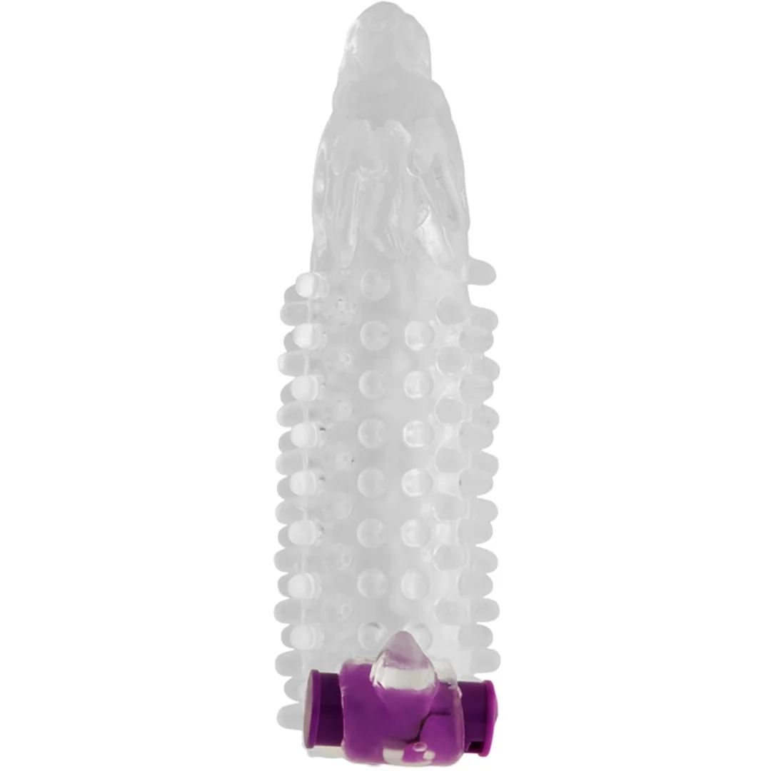 Ohmama Dragon Sleeve - elastyczna nakładka z wibrującą kapsułką 12 cm — zdjęcie 2