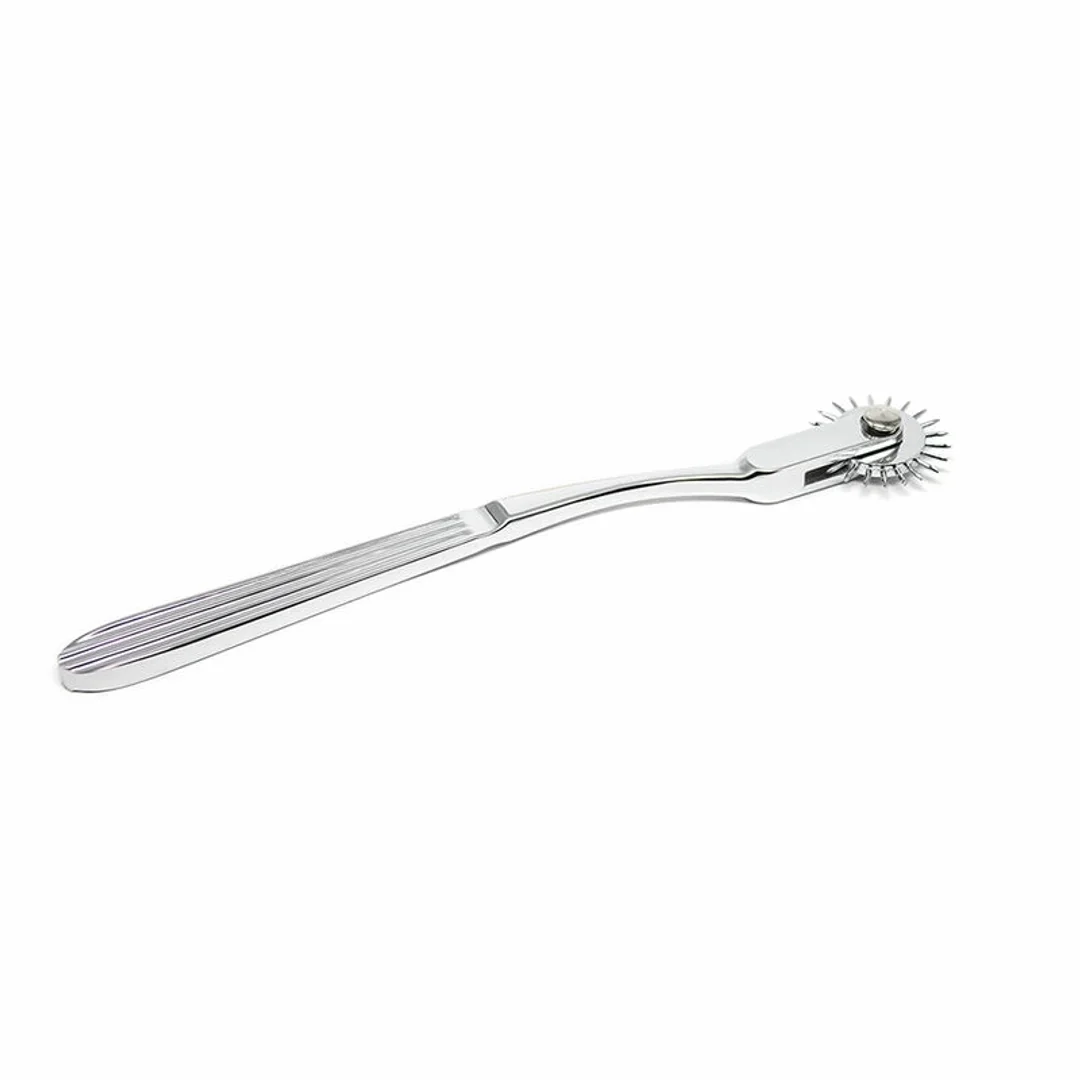 OhMama Fetish Metalowy Pierścień Kolczasty z Kluczem, 18,3 cm — zdjęcie 2