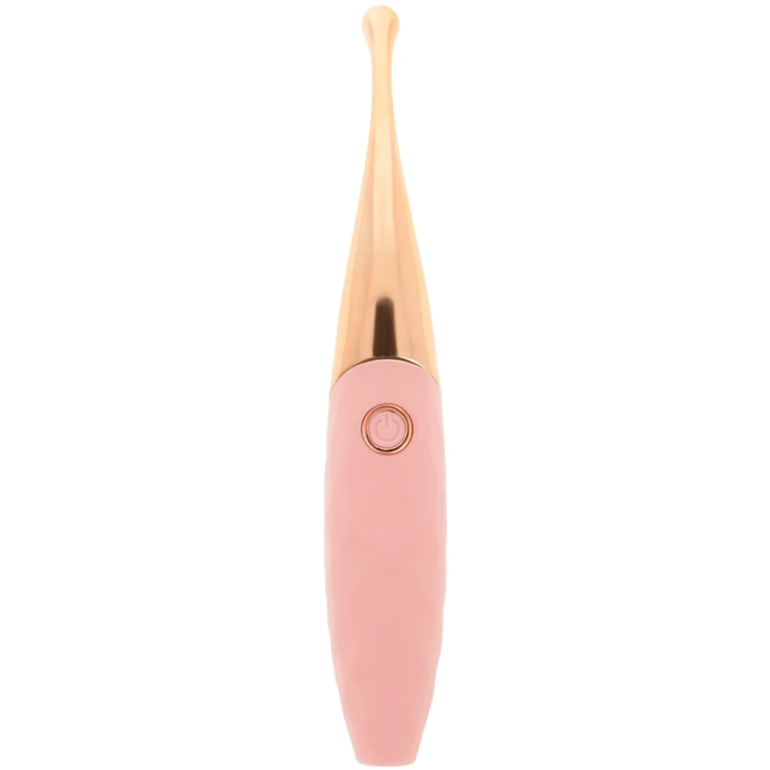 OHMAMA Stymulator punktowy 36 trybow rożowo-złoty ładowany USB — zdjęcie 4
