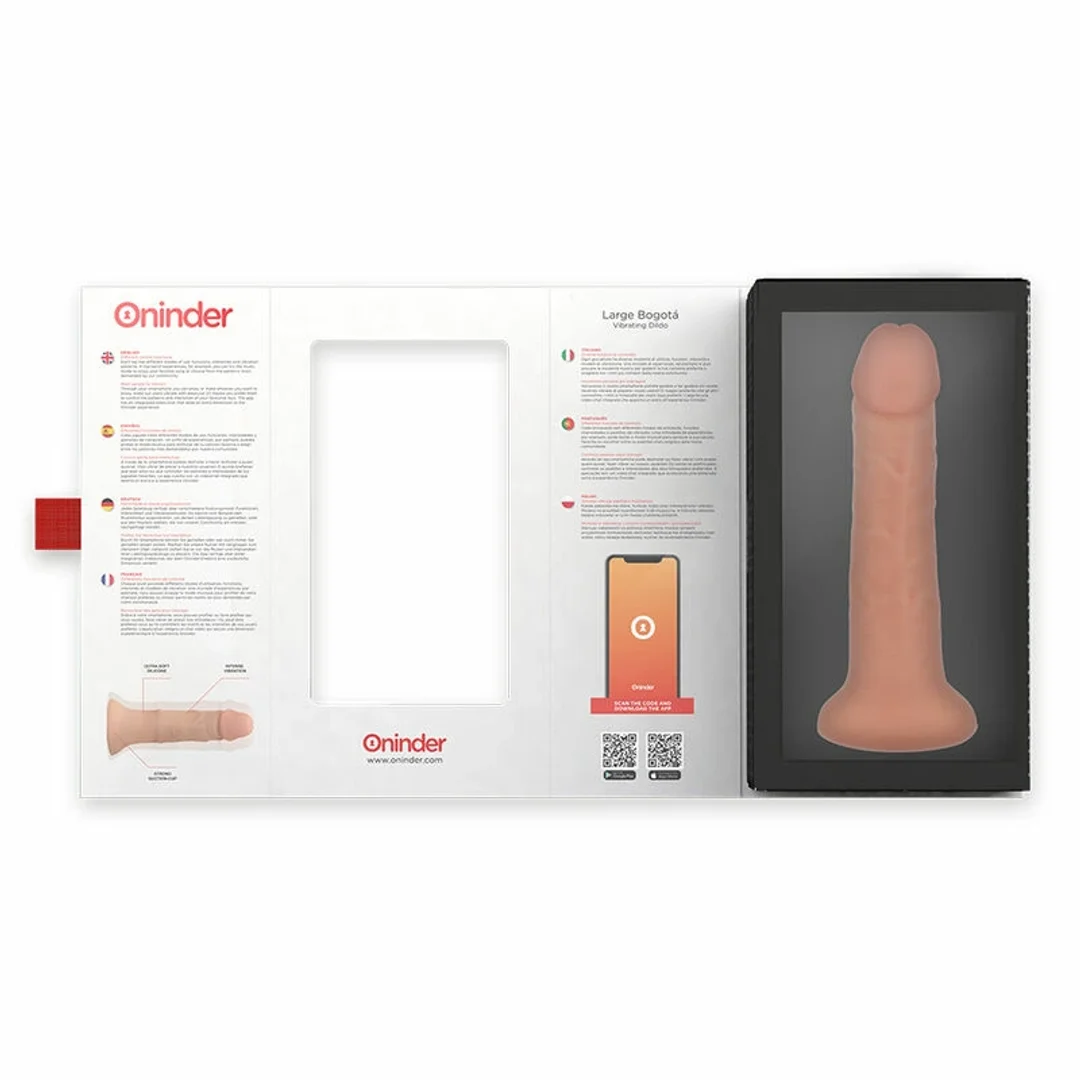 ONINDER Bogota Model Duży 22cm Silikonowy Wibrator 9 Trybow z Aplikacją — zdjęcie 6
