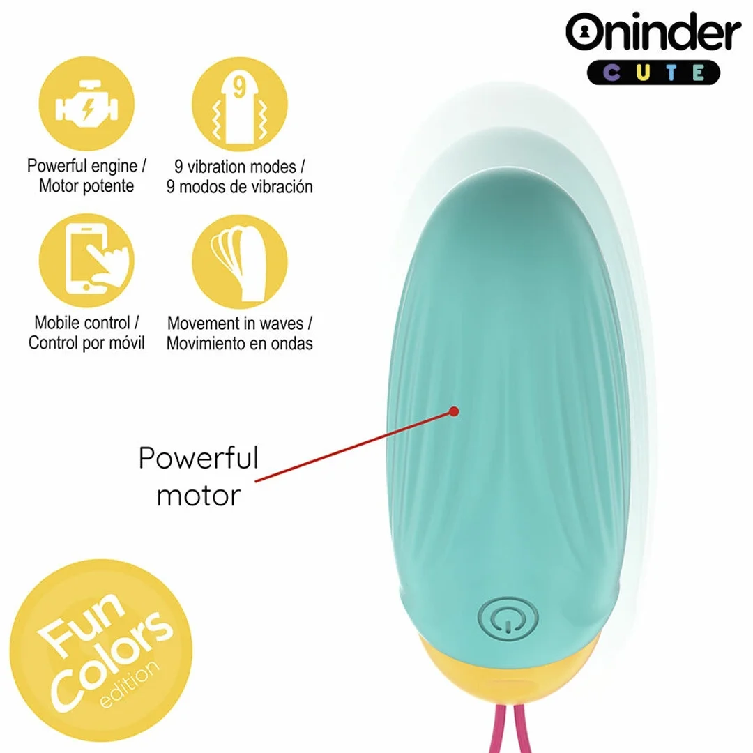 ONINDER CUTE Silikonowe Jajko Wibracyjne Sterowane Aplikacją Bluetooth IPX7 — zdjęcie 4
