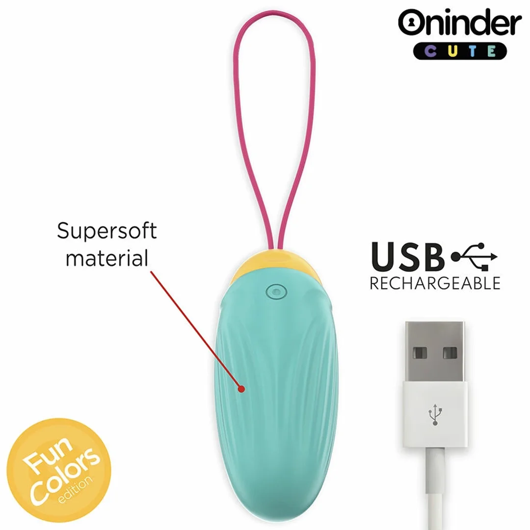 ONINDER CUTE Silikonowe Jajko Wibracyjne Sterowane Aplikacją Bluetooth IPX7 — zdjęcie 5