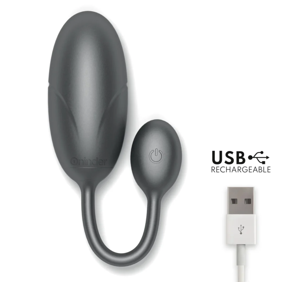 ONINDER Tokyo model jajko wibrujące czarne 7,5x3,2cm Bluetooth APP — zdjęcie 5