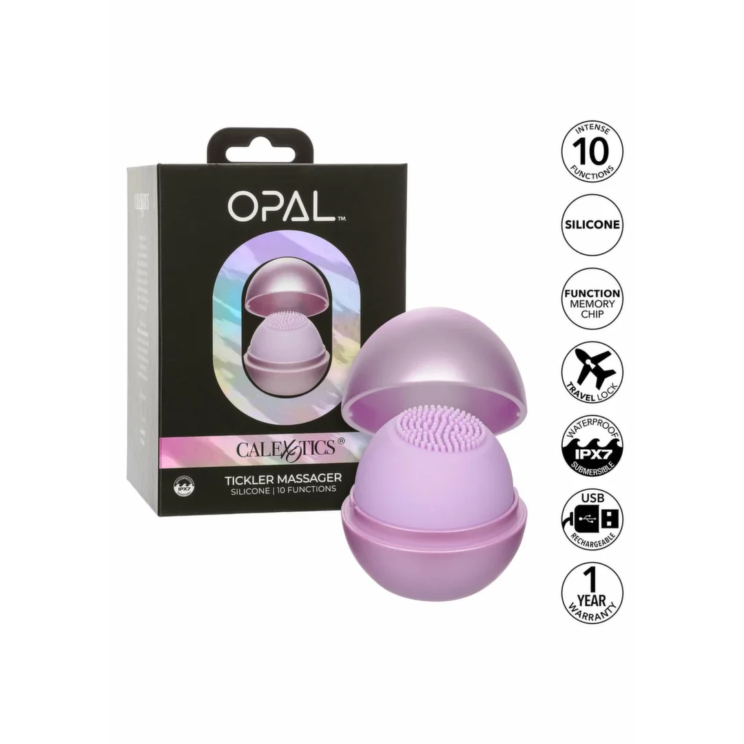 Opal Tickler Massager masażer silikonowy IPX7 10 trybow USB — zdjęcie 5