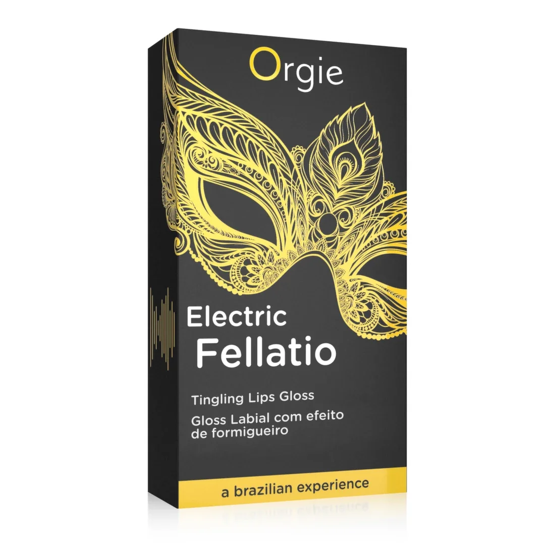 Orgie Electric Fellatio Lip Gloss 10ml - błyszczyk z efektem wibracji — zdjęcie 2