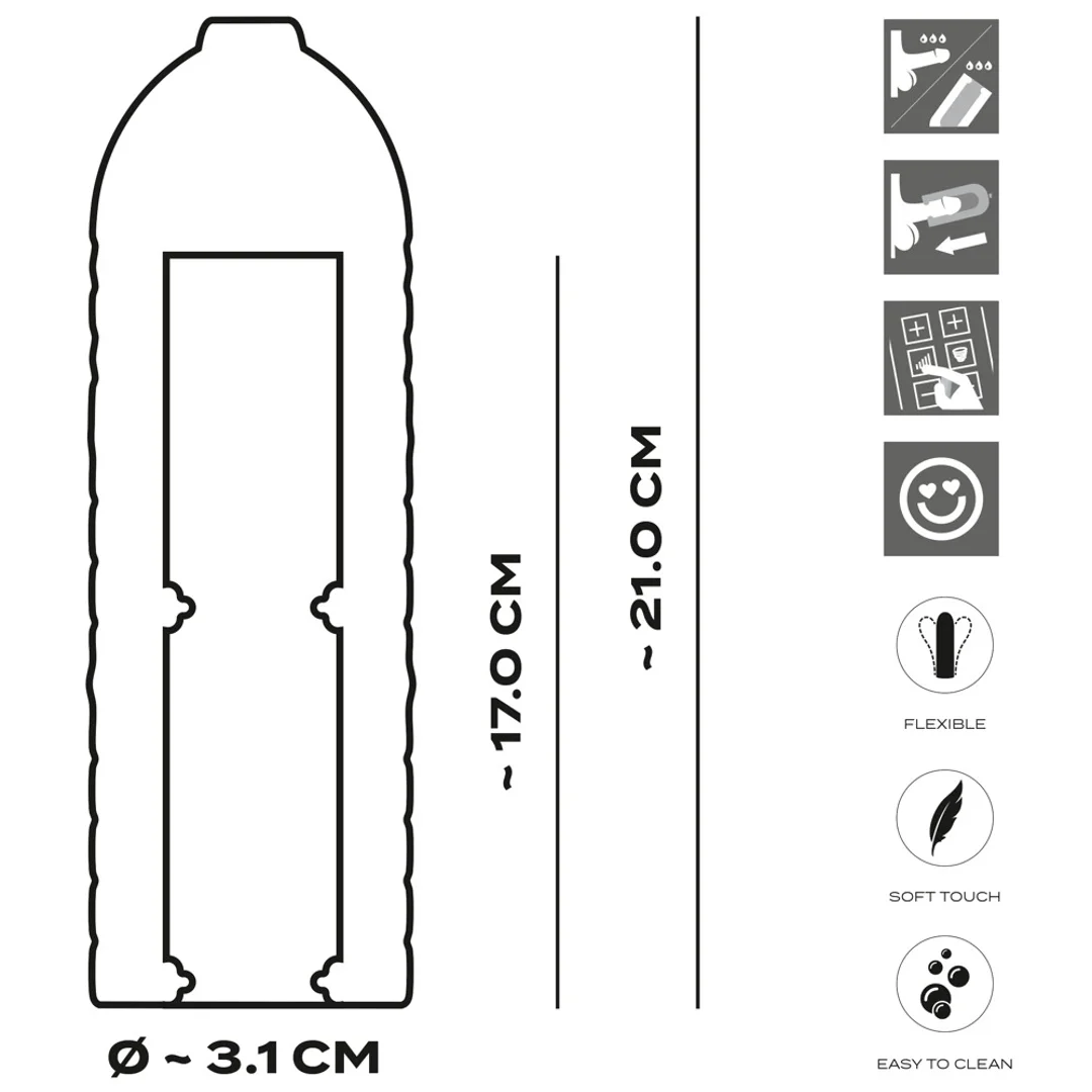 Orion Suck-O-Mat 3 Performance Sleeve XL silikonowy wymienny wkład — zdjęcie 8