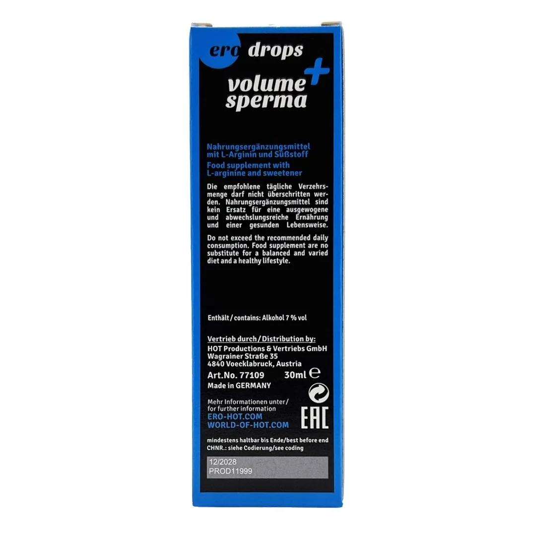 Orion Volume Sperma+ Men 30 ml - krople dla mężczyzn, suplement diety — zdjęcie 8