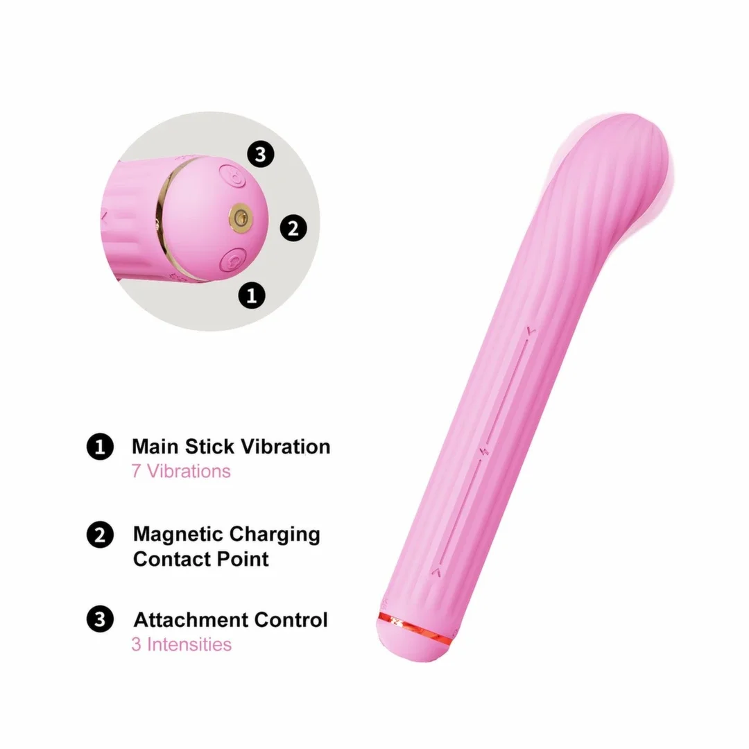 OTOUCH Magic Stick S1 Pink - Wielofunkcyjne urządzenie do masażu 4w1 — zdjęcie 10
