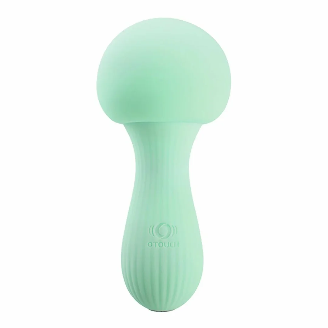OTOUCH Mushroom Wand - silikonowy model relaksacyjny z podświetleniem, teal — zdjęcie 2