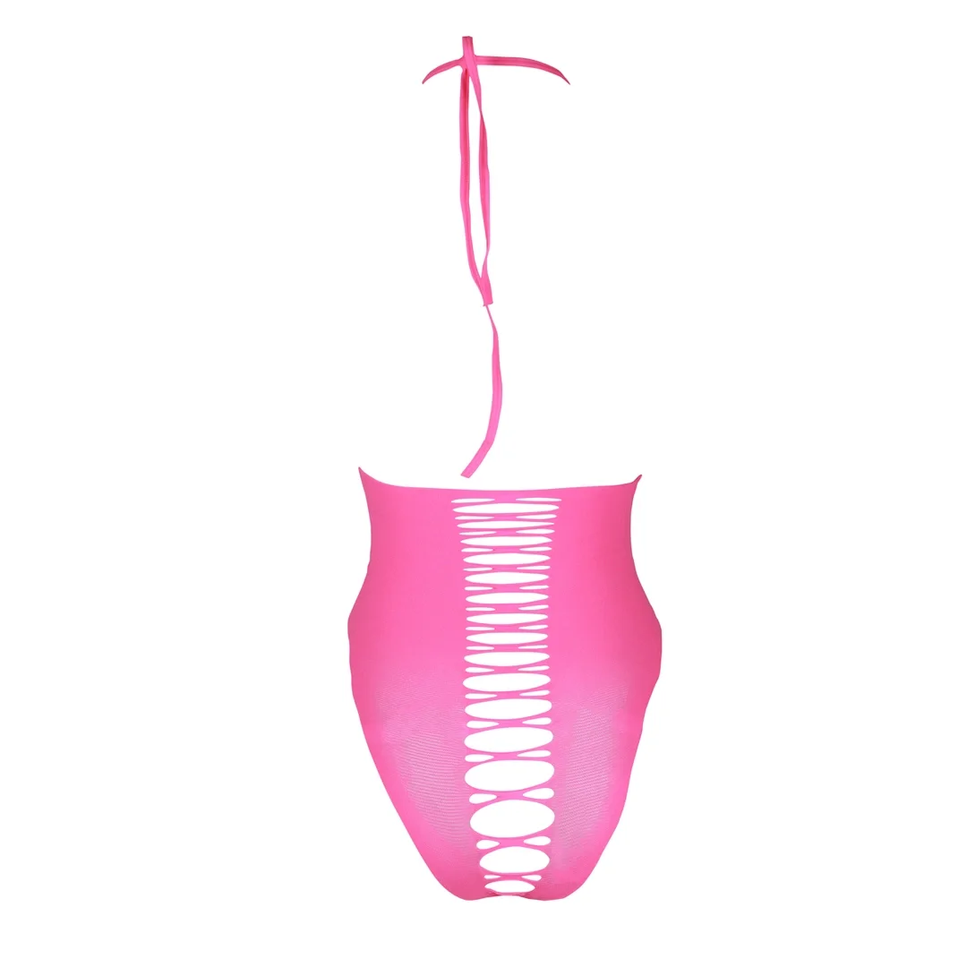 Ouch! by Shots Body Neon High Cut XS/L UV Aktywny Rożowy — zdjęcie 5