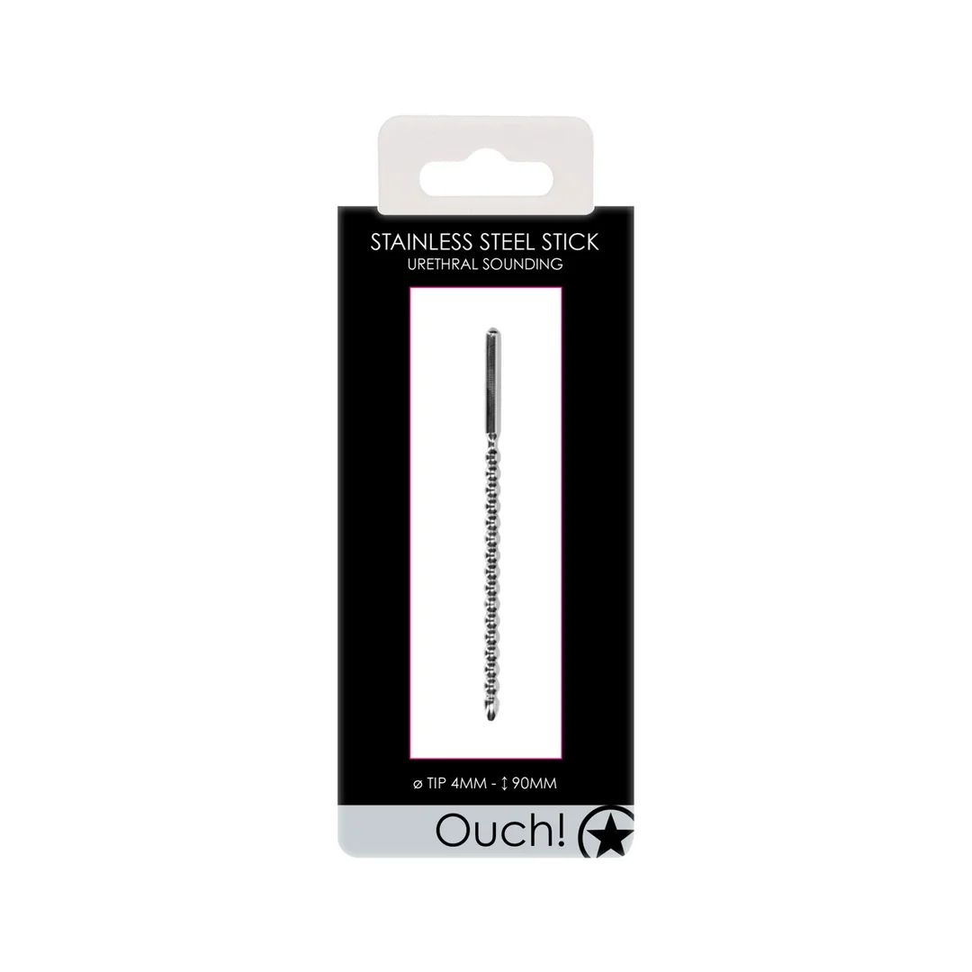Ouch! by Shots metalowy dźwięk urologiczny 4 mm - model dla początkujących — zdjęcie 2