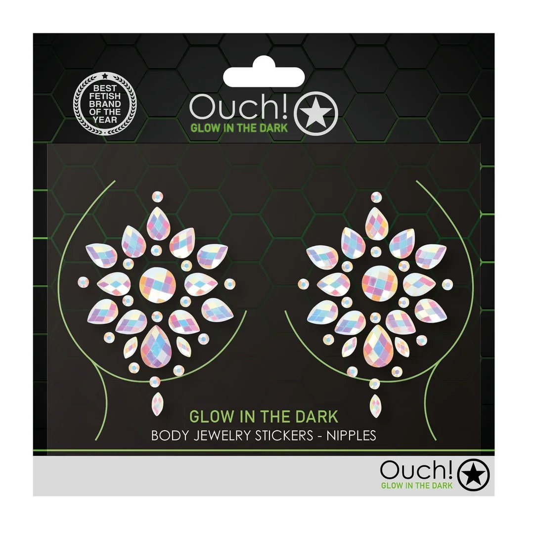 Ouch! by Shots naklejki dekoracyjne świecące na ciało Bling Sticker — zdjęcie 2