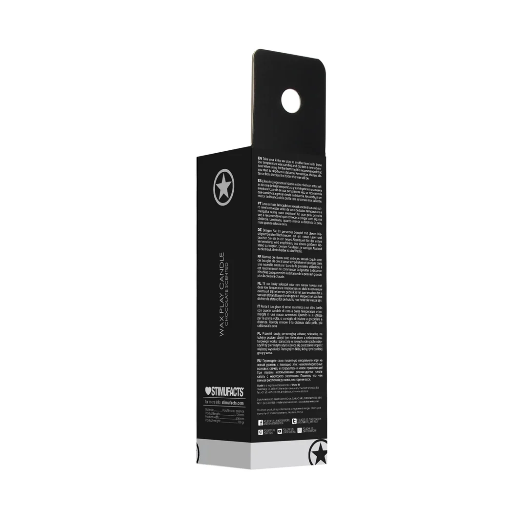 Ouch! by Shots Woskowa świeca zapach czekolady niska temperatura 120g — zdjęcie 3