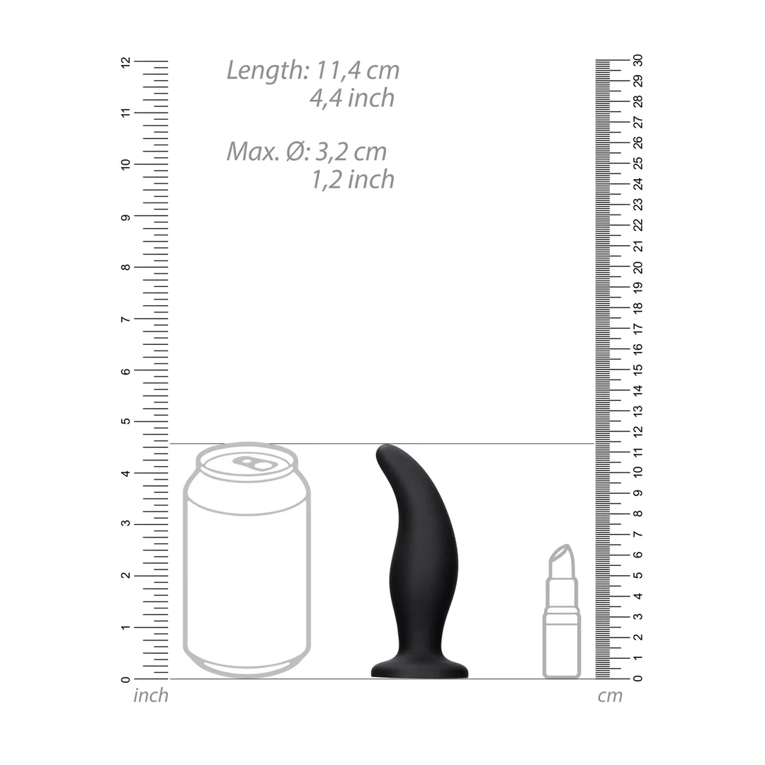 Ouch! Curve silikonowy korek z przyssawką - anatomiczny kształt — zdjęcie 7
