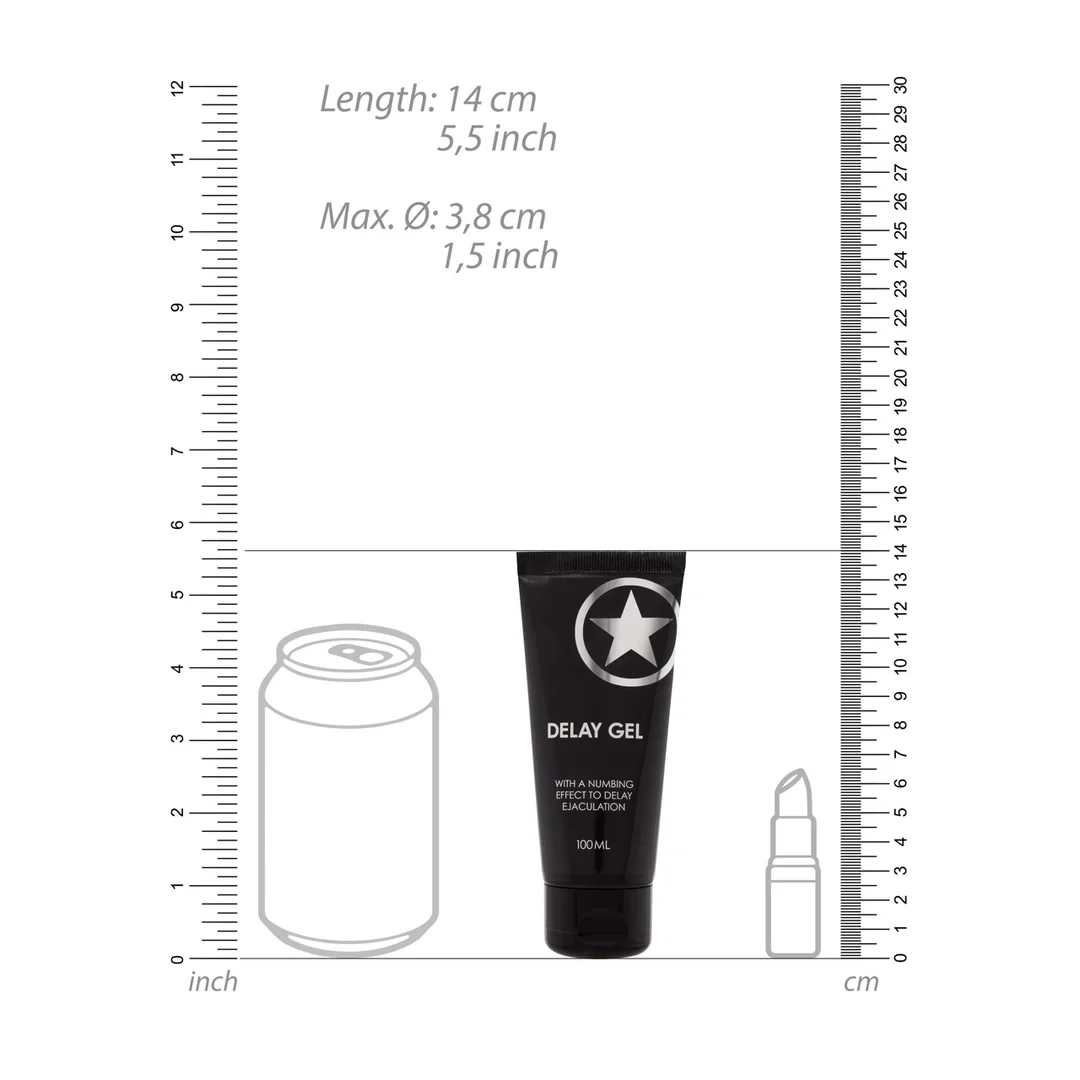 Ouch! Delay Gel 100 ml - żel intymny wydłużający czas działania — zdjęcie 5