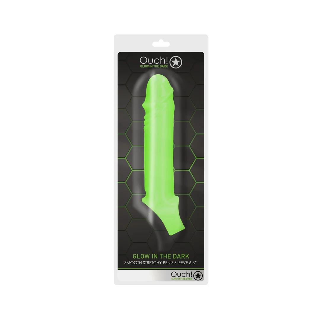 Ouch! Glow In The Dark - elastyczna osłona intymna świecąca w ciemności — zdjęcie 2