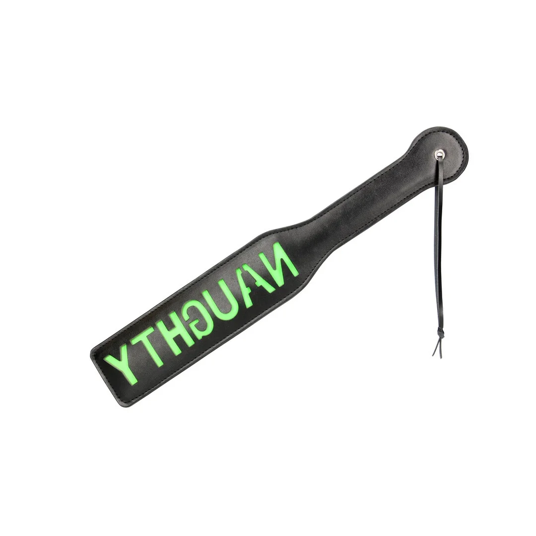 Ouch! Glow in the Dark - fluorescencyjne wiosło z napisem NAUGHTY — zdjęcie 4