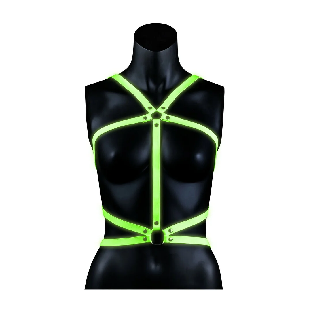 Ouch! Glow in the Dark Kamizelka Regulowana L/XL - Świecąca Uprząż — zdjęcie 2