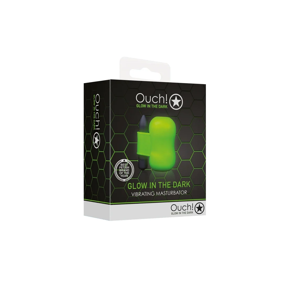 Ouch! Glow in the Dark - model wibrujący, świecący, zielony — zdjęcie 4
