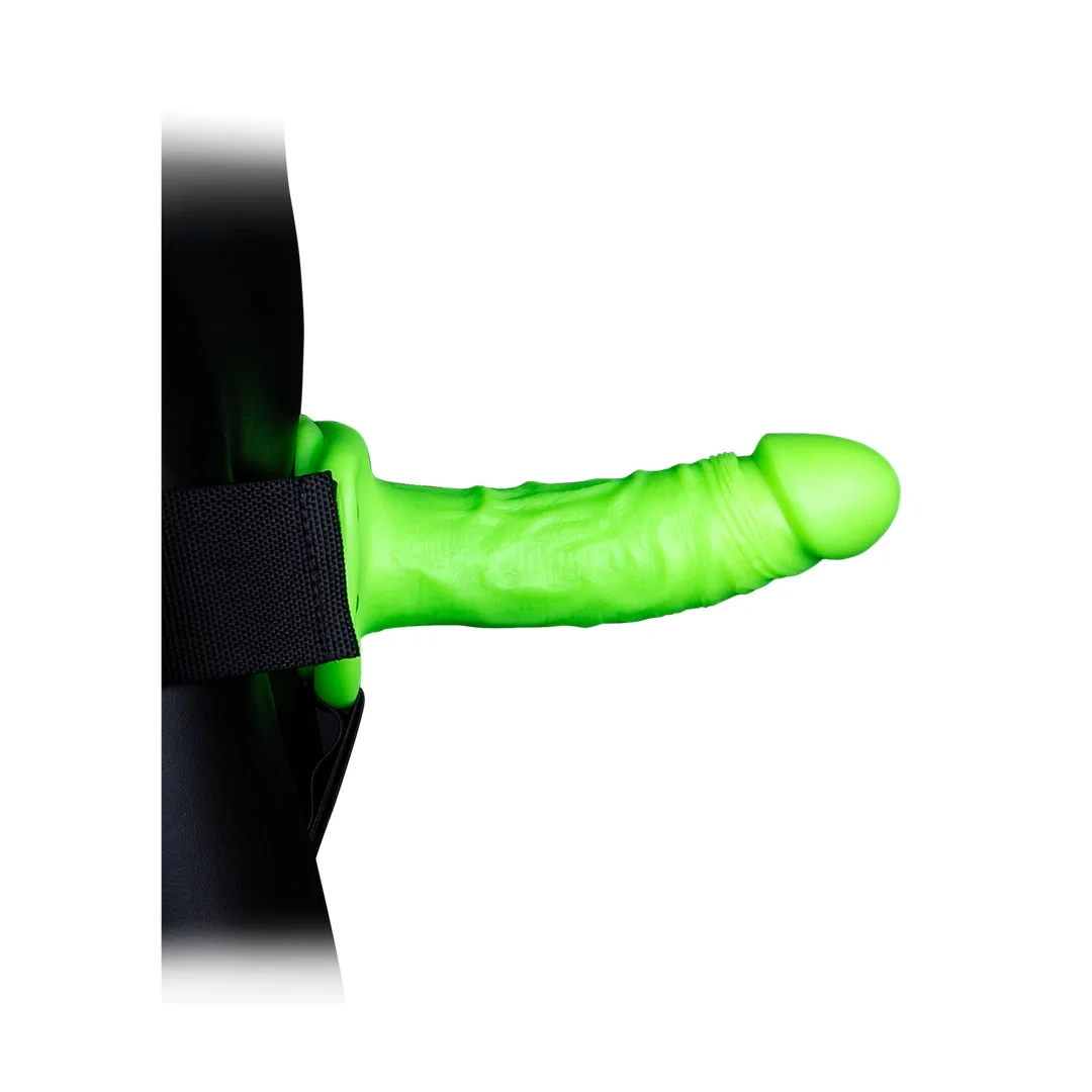 Ouch! Glow in the Dark uprząż z paskiem, świecąca, 18 cm, zielona — zdjęcie 2