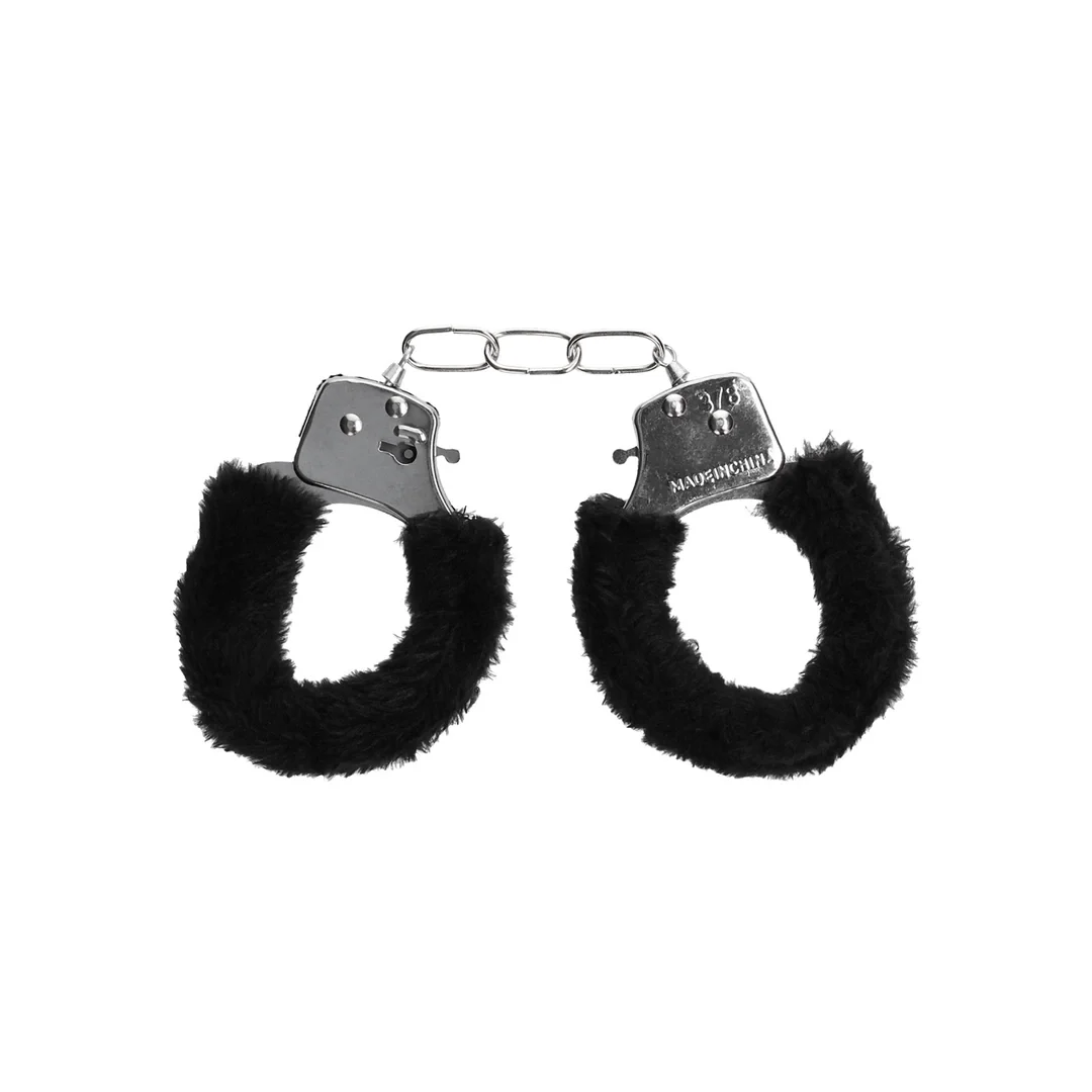 Ouch! Kajdanki Furry z miękkim futerkiem i szybkim mechanizmem zwalniającym — zdjęcie 6