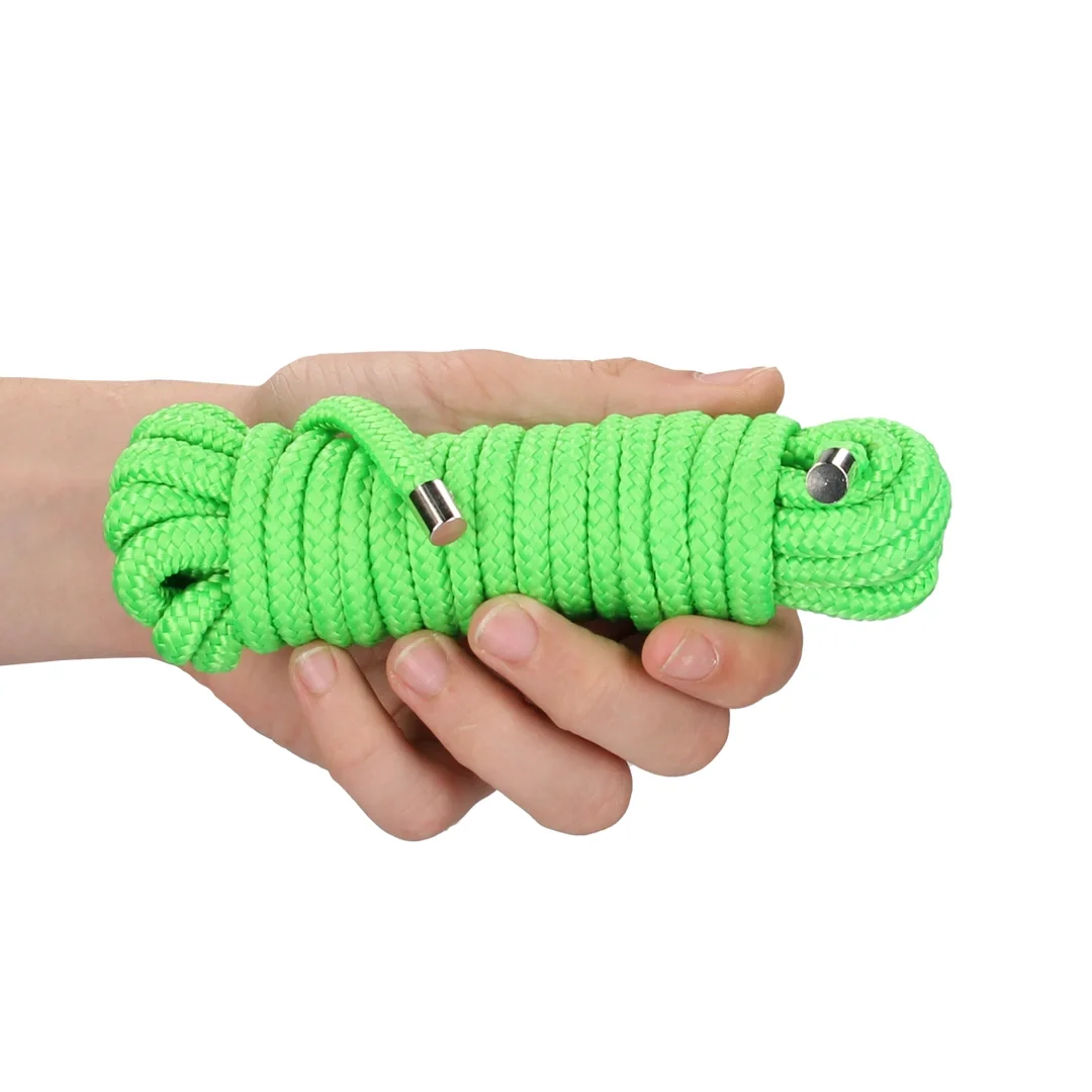 Ouch! Lina fluorescencyjna świecąca 5 m zielona - Glow in the Dark — zdjęcie 3