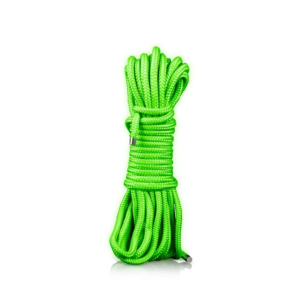 Ouch! Lina świecąca w ciemności 10 m - model fluorescencyjny zielony — zdjęcie 4